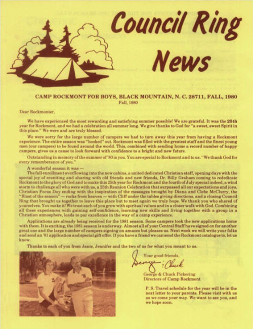 Fall 1980 Newsletter